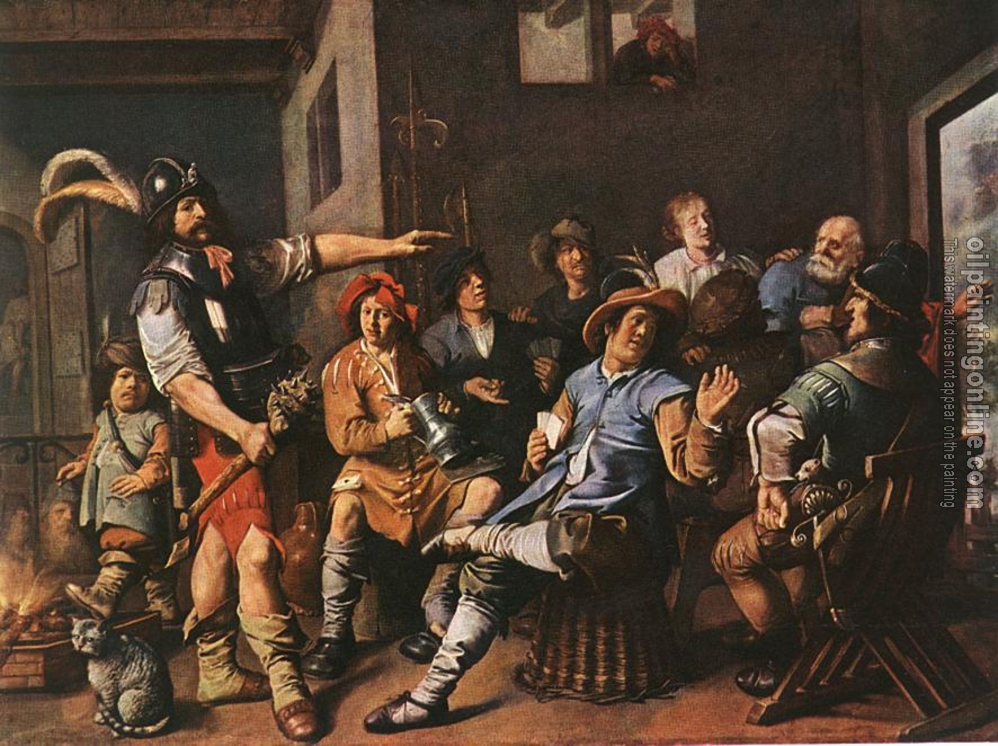 Molenaer, Jan Miense - The Denying of Peter